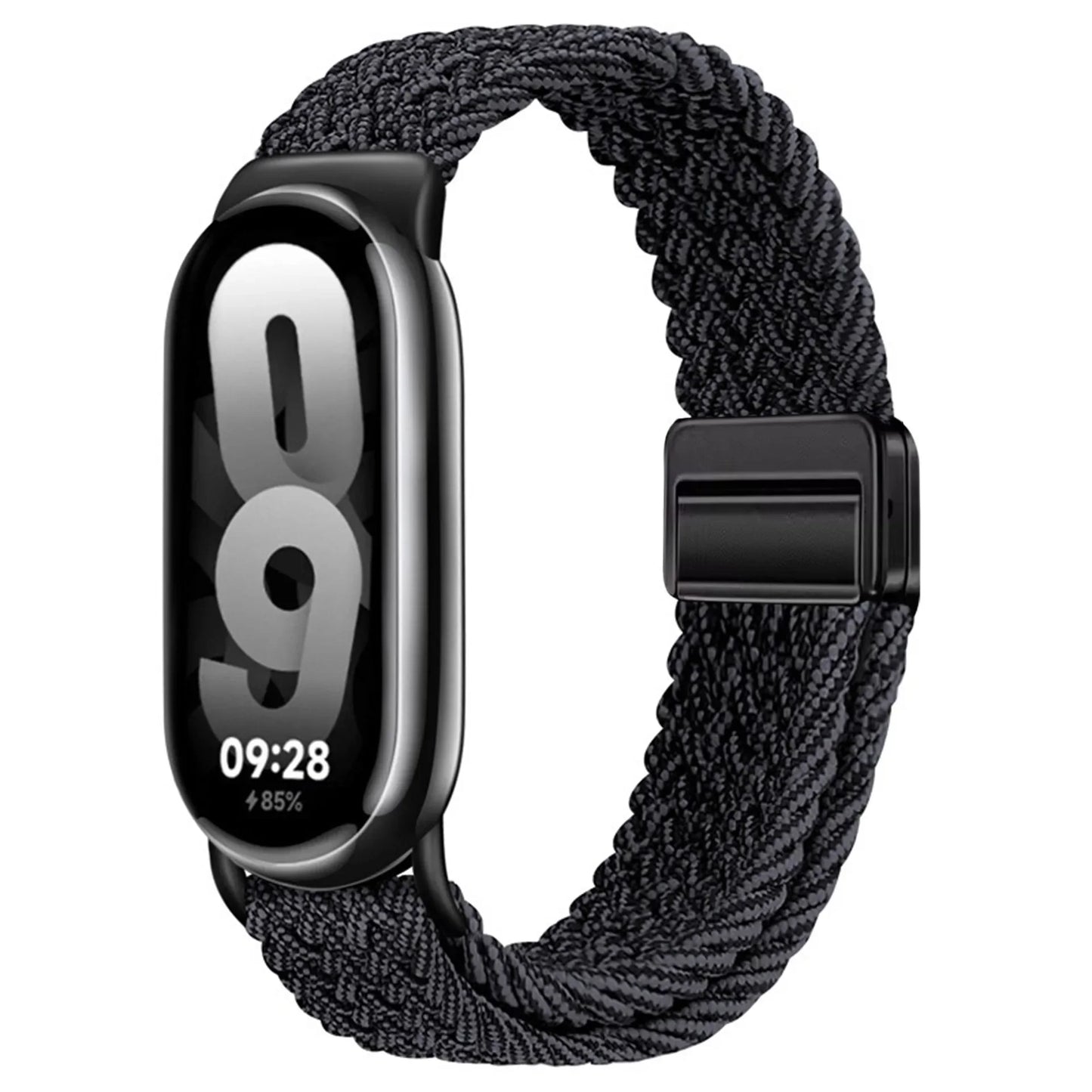 Loop Nylon Strap for Xiaomi Band 10 9 Adjustable Magnetic Buckle Mi Band 9 Bracelet Weave Wristband for Mi Band 8 Accessories