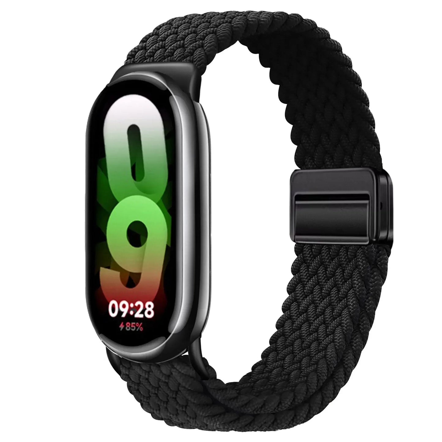 Loop Nylon Strap for Xiaomi Band 10 9 Adjustable Magnetic Buckle Mi Band 9 Bracelet Weave Wristband for Mi Band 8 Accessories